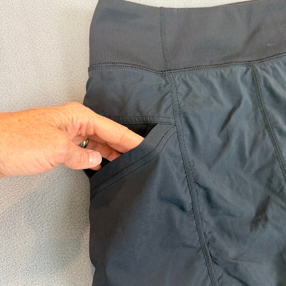 prAna Halle Skort Women Small Black Active Hiking Athletic Pickleball Athleisure - Picture 3 of 13